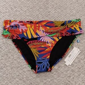 NWT, Bleu By Rod Beattie Night Safari Sarong Hipster Bottoms